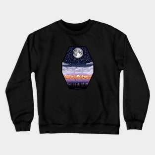 Mountains at sunset Crewneck Sweatshirt